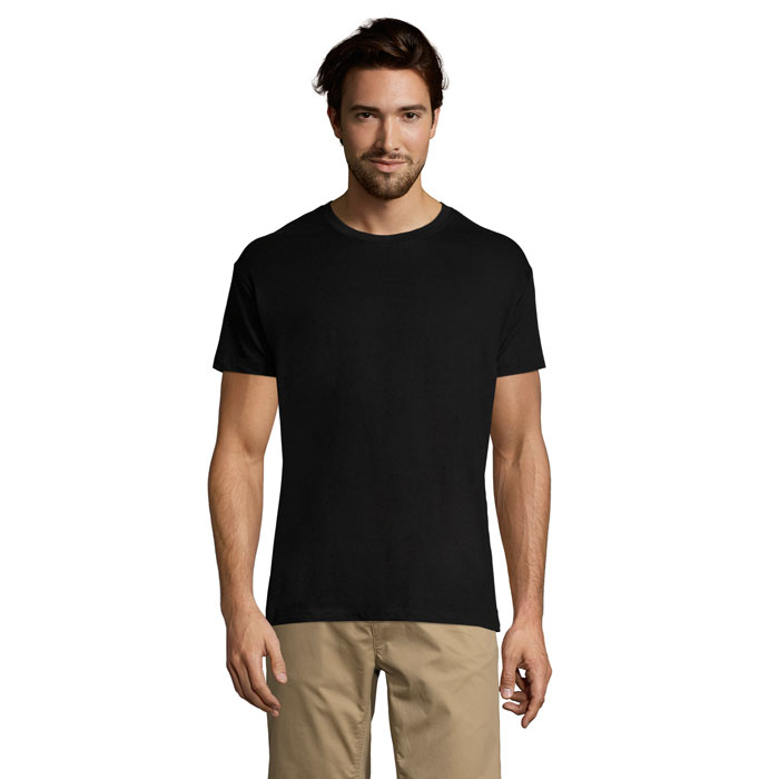 T-shirt personnalisable unisexe usage intensif coton 150g Titan Noir 2